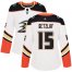 Adidas Anaheim Ducks #15 Ryan Getzlaf White Road Authentic Womens Stitched NHL Jersey