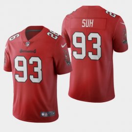 Tampa Bay Buccaneers #93 Ndamukong Suh Red Mens Nike 2020 Vapor Limited NFL Jersey