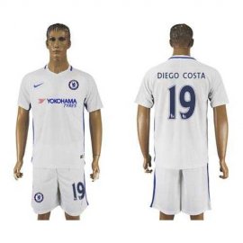 Chelsea #19 Diego Costa Away Soccer Club Jersey