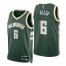 Nike Milwaukee Bucks #6 Grayson Allen Green Mens 2021-22 NBA 75th Anniversary Diamond Swingman Jersey – Icon Edition Mens