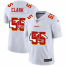 Kansas City Chiefs #55 Frank Clark White Mens Nike Team Logo Dual Overlap Limited NFL Jersey
