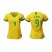 Womens Brazil #9 G.Jesus Home Soccer Country Jersey