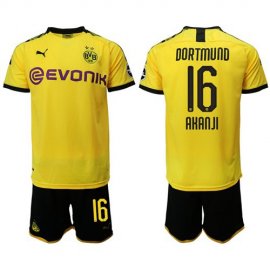 Dortmund #16 Akanji Home Soccer Club Jersey