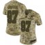 Nike Dallas Cowboys #97 Everson Griffen Camo Womens Stitched NFL Limited 2018 Salute To Service Jersey