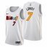 Nike Miami Heat #7 Kyle Lowry Mens 2022-23 City Edition NBA Jersey – Cherry Blossom White Mens
