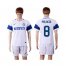 Inter Milan #8 Palacio White Away Soccer Club Jersey