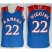 Kansas Jayhawks 22 Andrew Wiggin Blue NCAA Basketball Authentic Jersey