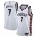 Mens Nike Brooklyn Nets #7 Kevin Durant White Basketball Swingman City Edition 2019 20 Jersey