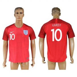 England #10 Vardy Away Soccer Country Jersey