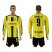 Dortmund #9 Immobile Home Long Sleeves Soccer Club Jersey
