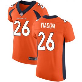 Nike Denver Broncos #26 Isaac Yiadom Orange Team Color Mens Stitched NFL Vapor Untouchable Elite Jersey