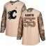 Adidas Calgary Flames #55 Noah Hanifin Camo Authentic 2017 Veterans Day Stitched NHL Jersey