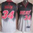 Miami Heat #34 Ray Allen Black Grey Revolution 30 Swingman NBA Jerseys Cheap
