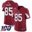 Nike Arizona Cardinals #85 Charles Clay Red Team Color Mens Stitched NFL 100th Season Vapor Limited Jersey