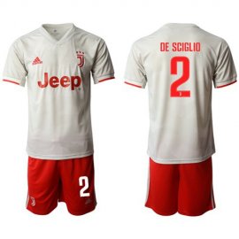 Juventus #2 De Sciglio Away Soccer Club Jersey