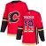 Adidas Calgary Flames #19 Matthew Tkachuk Red Home Authentic USA Flag Stitched NHL Jersey