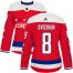 Adidas Washington Capitals #8 Alex Ovechkin Red Alternate Authentic Womens Stitched NHL Jersey