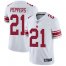 Nike New York Giants #21 Jabrill Peppers White Mens Stitched NFL Vapor Untouchable Limited Jersey