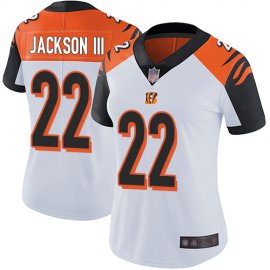 Nike Cincinnati Bengals #22 William Jackson III White Womens Stitched NFL Vapor Untouchable Limited Jersey
