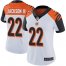 Nike Cincinnati Bengals #22 William Jackson III White Womens Stitched NFL Vapor Untouchable Limited Jersey