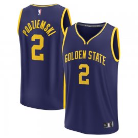 First Round Golden State Warriors Fanatics Branded Youth 2023 NBA Draft First Round Pick Fast Break Replica Jersey – Statement Edition – Navy