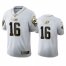 Los Angeles Rams #16 Jared Goff Mens Nike White Golden Edition Vapor Limited NFL 100 Jersey