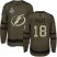 Adidas Tampa Bay Lightning #18 Ondrej Palat Green Salute to Service 2020 Stanley Cup Champions Stitched NHL Jersey