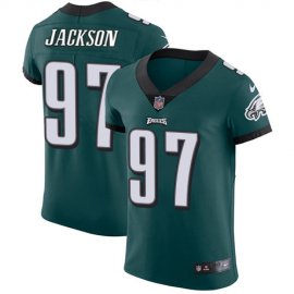 Nike Philadelphia Eagles #97 Malik Jackson Midnight Green Team Color Mens Stitched NFL Vapor Untouchable Elite Jersey