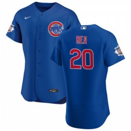 Chicago Cubs #20 Colin Rea Mens Nike Royal Alternate 2020 Authentic Player Jersey