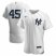 New York Yankees #45 Gerrit Cole Mens Nike White Navy Home 2020 Authentic Player MLB Jersey