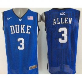Duke Blue Devils #3 Grayson Allen Blue Stitched Basketball NCAA Jersey