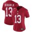 Nike New York Giants #13 Odell Beckham Jr Red Alternate Womens Stitched NFL Vapor Untouchable Limited Jersey