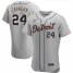 Detroit Tigers #24 Miguel Cabrera Mens Nike Gray Road 2020 Authentic Player MLB Jersey