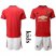 Manchester United Blank Home Kid Soccer Club Jersey