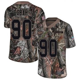 Nike Kansas City Chiefs #90 Emmanuel Ogbah Camo Mens Stitched NFL Limited Rush Realtree Jersey
