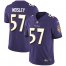 Nike Baltimore Ravens #57 C.J. Mosley Purple Team Color Mens Stitched NFL Vapor Untouchable Limited Jersey
