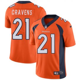 Nike Denver Broncos #21 Sua Cravens Orange Team Color Mens Stitched NFL Vapor Untouchable Limited Jersey