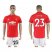 Manchester United #23 Shaw Red Home Soccer Club Jersey