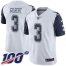 Nike Dallas Cowboys #3 Garrett Gilbert White Youth Stitched NFL Limited Rush 100th Season Jersey