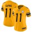 Nike Pittsburgh Steelers #11 Chase Claypool Gold Womens Stitched NFL Limited Inverted Legend Jersey