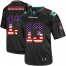 Nike Miami Dolphins #13 Dan Marino Black Mens Stitched NFL Elite USA Flag Fashion Jersey