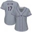 Colorado Rockies #17 Todd Helton Grey Road Womens Stitched MLB Jersey