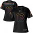 Nike Cleveland Browns #13 Odell Beckham Jr Black Womens NFL Fashion Game Jersey