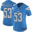 Nike Los Angeles Chargers #53 Mike Pouncey Electric Blue Alternate Womens Stitched NFL Vapor Untouchable Limited Jersey