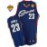 Youth Cavaliers #23 LeBron James Dark Blue The Finals Patch Stitched NBA Jersey