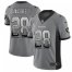 Nike Las Vegas Raiders #28 Josh Jacobs Gray Mens Stitched NFL Limited Rush Drift Fashion Jersey