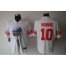 Nike New York Giants #10 Eli Manning White Mens Stitched NFL Helmet Tri-Blend Limited Jersey