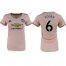 Womens Manchester United #6 Pogba Away Soccer Club Jersey