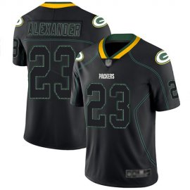 Nike Green Bay Packers #23 Jaire Alexander Lights Out Black Mens Stitched NFL Limited Rush Jersey