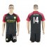 Manchester City #14 Bony Away Soccer Club Jersey